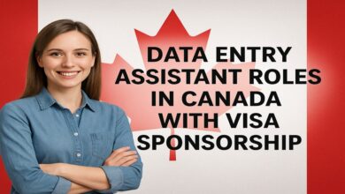 Data Entry Assistant Roles In Canada With Visa Sponsorship