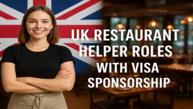 UK Restaurant Helper Roles With Visa Sponsorship