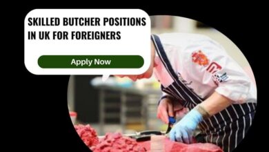 Skilled Butcher Positions In UK For Foreigners