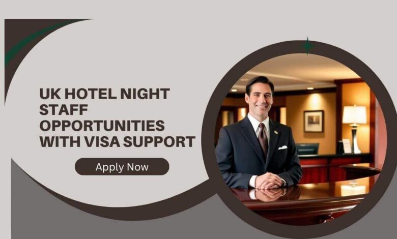 UK Hotel Night Staff Opportunities With Visa Support