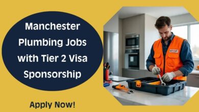 Manchester Plumbing Jobs with Tier 2 Visa Sponsorship
