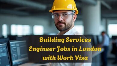 Building Services Engineer Jobs in London with Work Visa