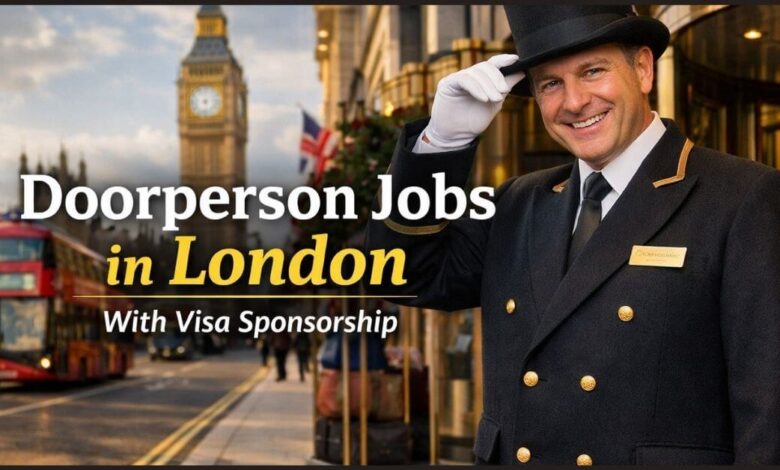 Doorperson Jobs in London with Visa Sponsorship