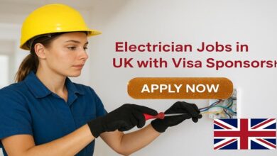 Electrician Jobs in UK with Visa Sponsorship