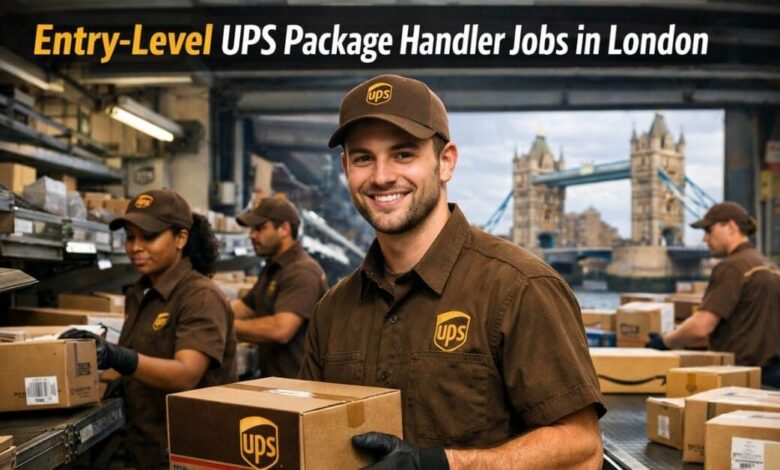 Entry-Level UPS Package Handler Jobs in London