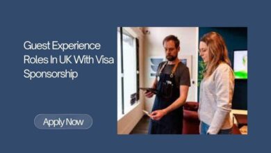 Guest Experience Roles In UK With Visa Sponsorship