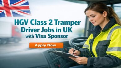 HGV Class 2 Tramper Driver Jobs in UK with Visa Sponsor