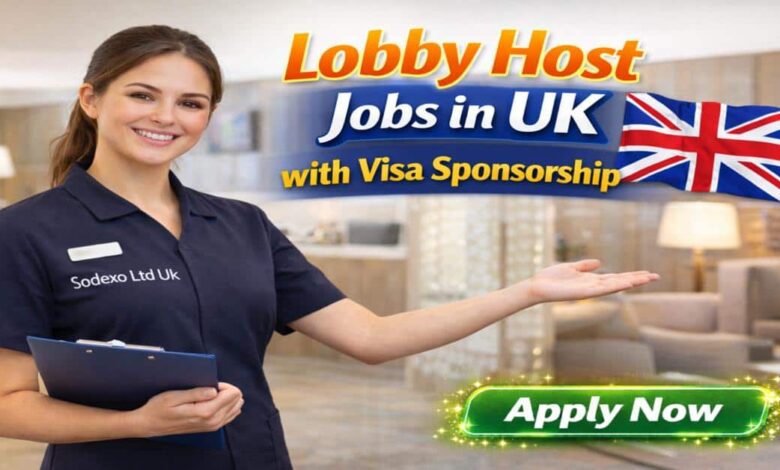 Lobby Host Jobs in UK with Visa Sponsorship