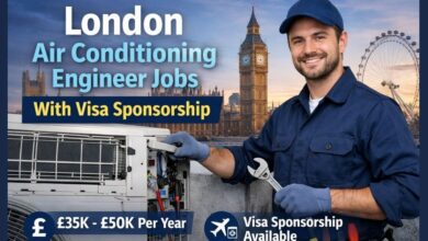 London Air Conditioning Engineer Jobs With Visa Sponsorship