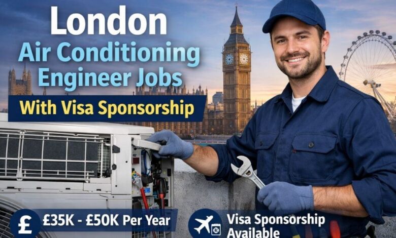 London Air Conditioning Engineer Jobs With Visa Sponsorship