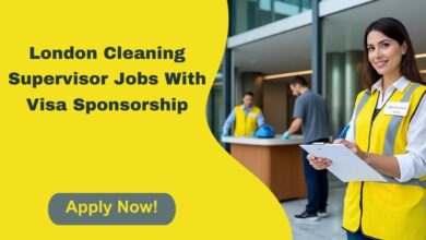 London Cleaning Supervisor Jobs With Visa Sponsorship