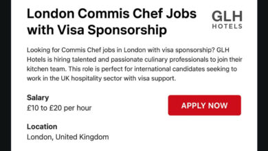 London Commis Chef Jobs with Visa Sponsorship