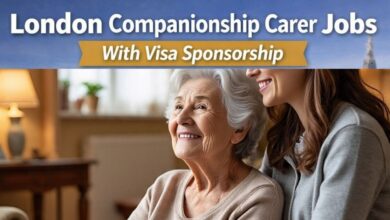 London Companionship Carer Jobs With Visa Sponsorship