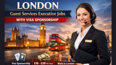 London Guest Services Executive Jobs with Visa Sponsorship