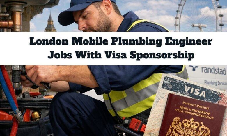 London Mobile Plumbing Engineer Jobs With Visa Sponsorship