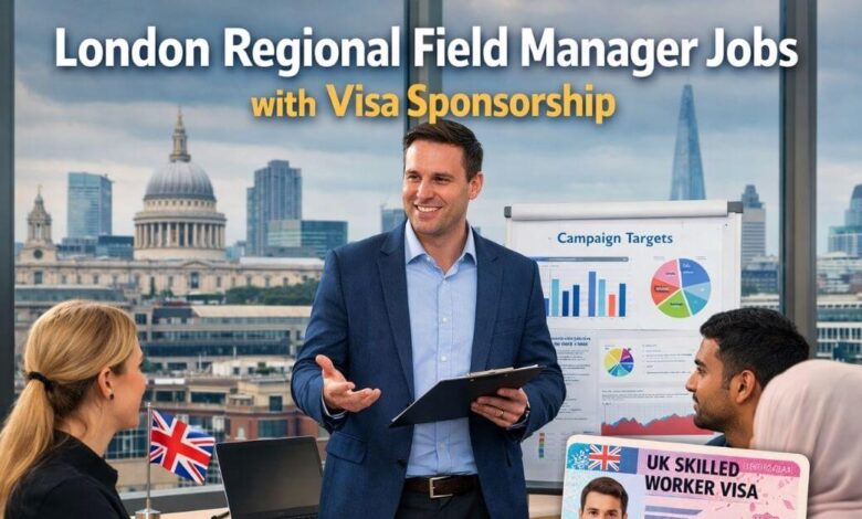 London Regional Field Manager Jobs with Visa Sponsorship