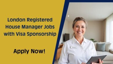 London Registered House Manager Jobs with Visa Sponsorship