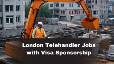 London Telehandler Jobs with Visa Sponsorship