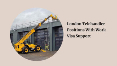 London Telehandler Positions With Work Visa Support
