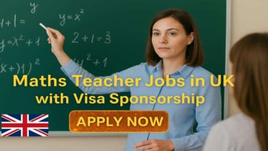Maths Teacher Jobs in UK with Visa Sponsorship