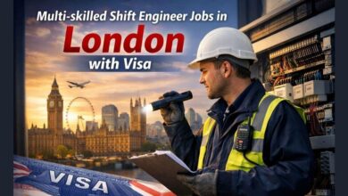 Multi-skilled Shift Engineer Jobs in London with Visa
