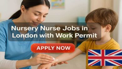 Nursery Nurse Jobs in London with Work Permit