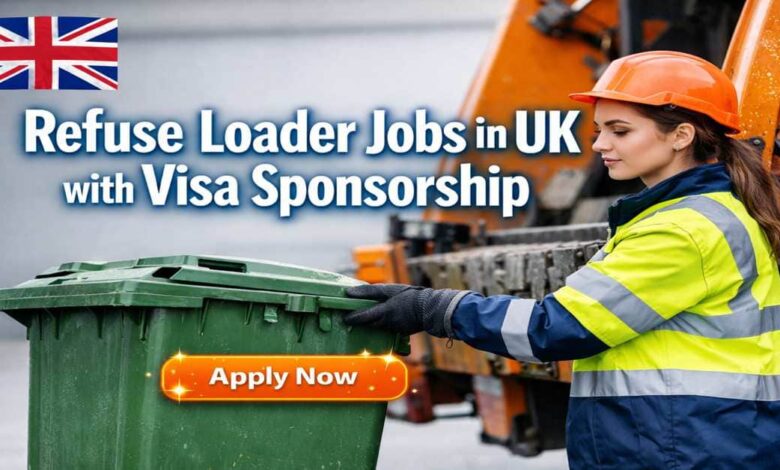 Refuse Loader Jobs in UK with Visa Sponsorship