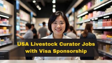 USA Livestock Curator Jobs with Visa Sponsorship