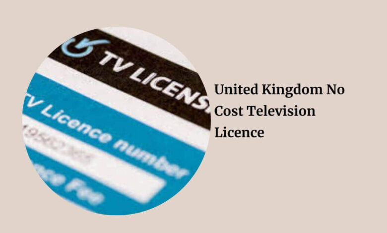 United Kingdom No Cost Television Licence
