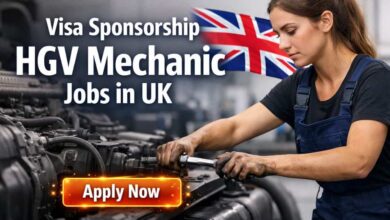 Visa Sponsorship HGV Mechanic Jobs in UK