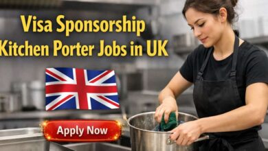 Visa Sponsorship Kitchen Porter Jobs in UK