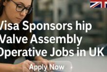 Visa Sponsorship Valve Assembly Operative Jobs in UK