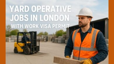 Yard Operative Jobs in London with Work Visa Permit