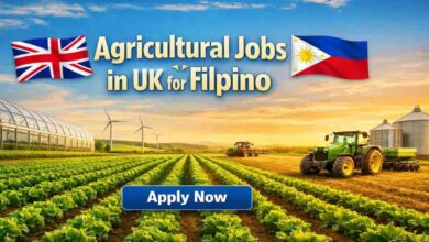 Agricultural Jobs in UK for Filipino