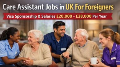 Care Assistant Jobs in UK For Foreigners