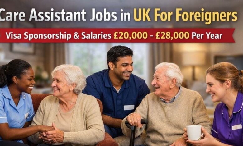 Care Assistant Jobs in UK For Foreigners
