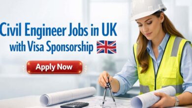 Civil Engineer Jobs in UK with Visa Sponsorship