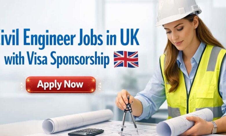 Civil Engineer Jobs in UK with Visa Sponsorship