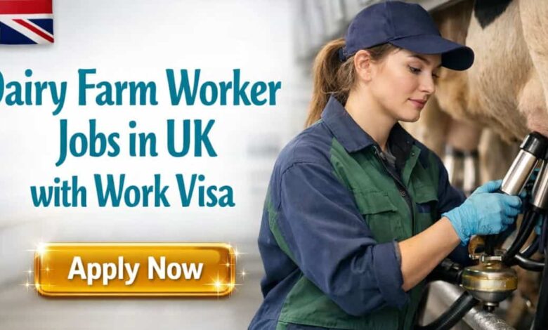 Dairy Farm Worker Jobs in UK with Work Visa