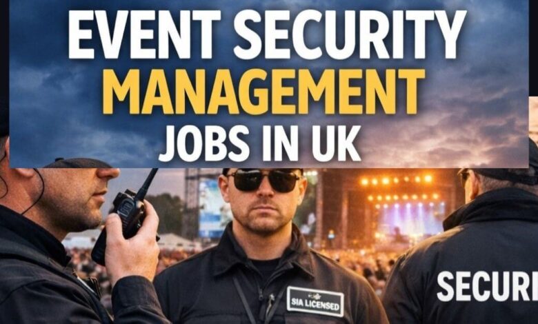 Event Security Management Jobs in UK