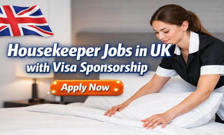 Housekeeper Jobs in UK with Visa Sponsorship