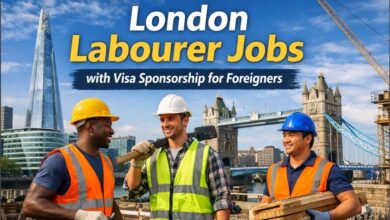 London Labourer Jobs with Visa Sponsorship for Foreigners