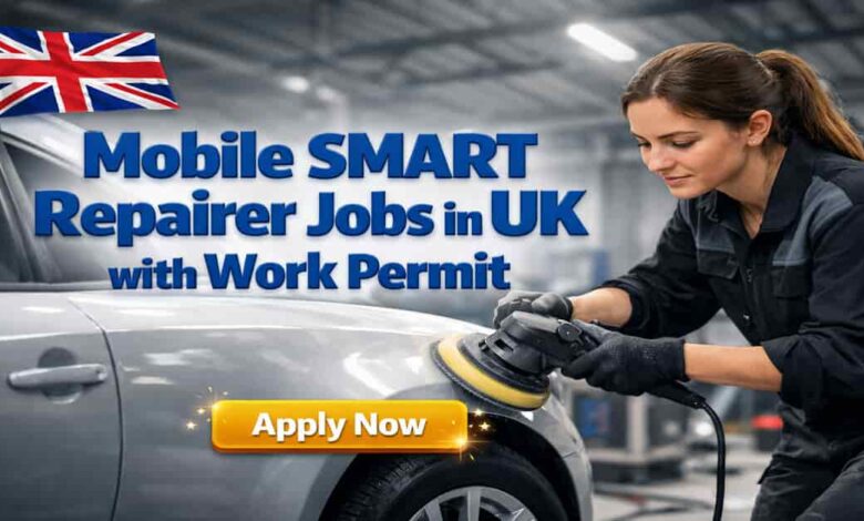 Mobile SMART Repairer Jobs in UK with Work Permit