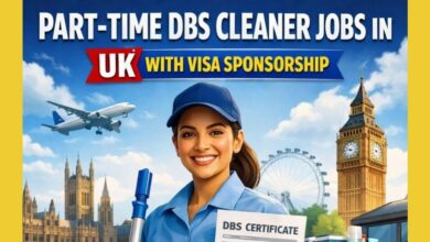 Part-Time DBS Cleaner Jobs in UK With Visa Sponsorship