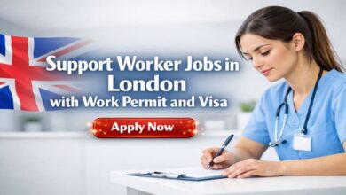 Support Worker Jobs in London with Work Permit and Visa