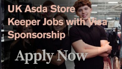 UK Asda Store Keeper Jobs with Visa Sponsorship