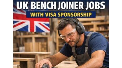 UK Bench Joiner Jobs with Visa Sponsorship