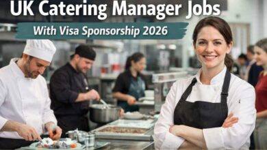 UK Catering Manager Jobs With Visa Sponsorship