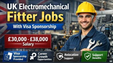 UK Electromechanical Fitter Jobs With Visa Sponsorship