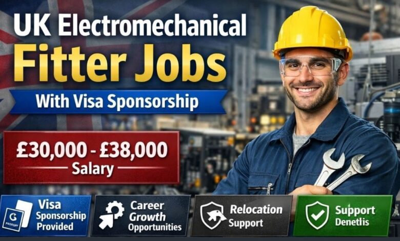 UK Electromechanical Fitter Jobs With Visa Sponsorship